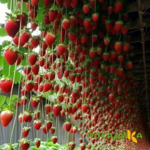 Клубника ампельная Анастасия купить по цене от 370р. в интернет-магазине «Посадика» с доставкой почтой в в Шумерляе и по всей России – [изображение №1].